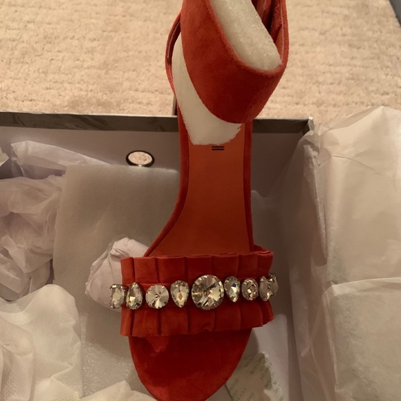 Jeffrey Campbell Suede Coral Heels - Picture 3 of 4